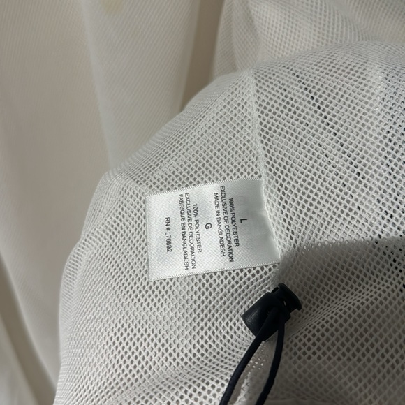 Tapout Pro Windbreaker Lightweight workout Jacket Men's size Large White Logo - Picture 11 of 11